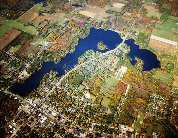 Maple Lake in Van Buren County, Michigan